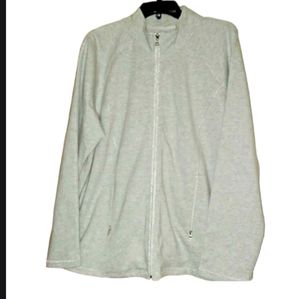 Lane Bryant Y2K Vintage Venezia Gray Full Zip Jacket 18/20 NOS NWOT